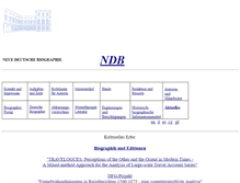 Tablet Screenshot of ndb.badw-muenchen.de
